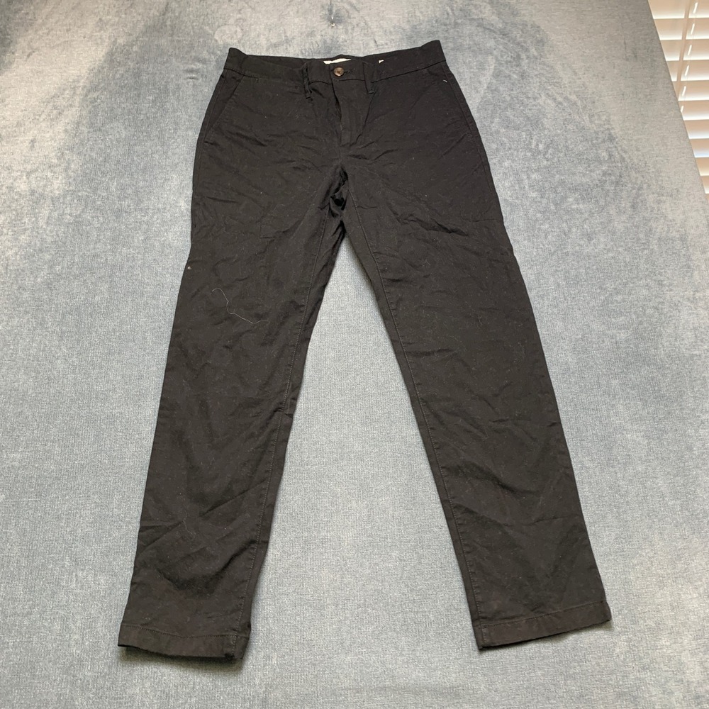 Goodfellow & Co The Every Wear Chino Pants Men 29x30 Black Slim Fit Straight Leg